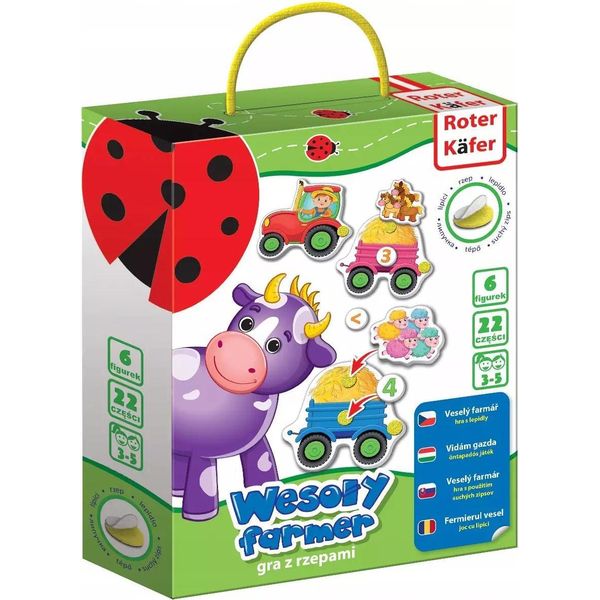 Gioco Educativo Con Velcro Happy Farmer RK1040-03-image