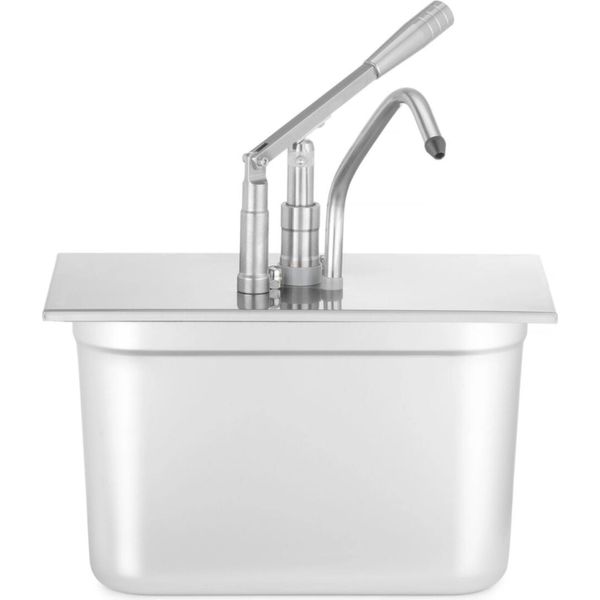 Coperchio Hendi Con Dispenser Per Contenitori Gn, Acciaio Inox, Gn 1/3, 330X180 Mm-image