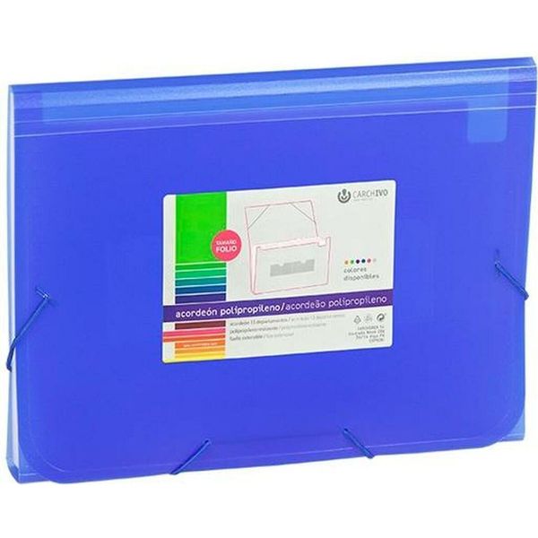 Cartella Organizer Carchivo Blu Din A4-image
