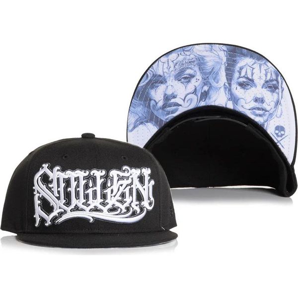 Sullen Clothing Cappello Snapback Doppio Tattoo Basecap MüTze Kappe Clown Pin-Up-image