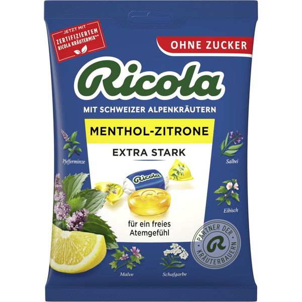 Ricola O.Z.Beutel Mentolo-Lemon Extra Forte Bon. 75 G-image