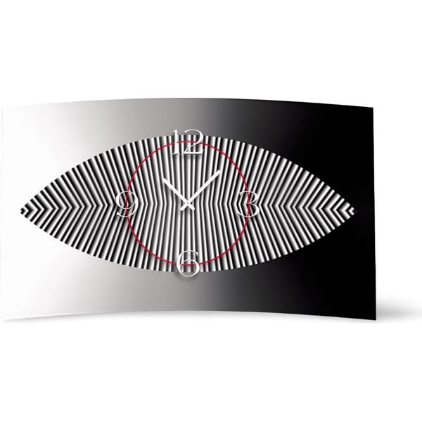 Orologio Da Parete Di Design Digital Art Grigio Orologio Da Parete Moderno Di Design Silenzioso Senza Ticchettio Dixtime 3DS-0280-image