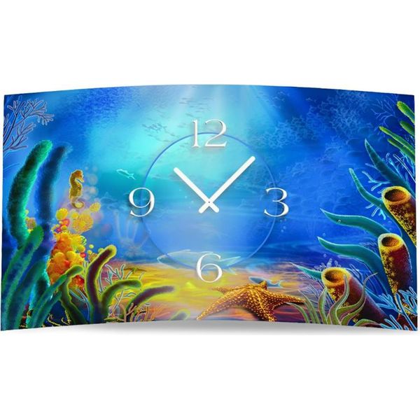 Orologio Da Parete Di Design Seabed Orologio Da Parete Moderno Di Design Silenzioso Senza Ticchettio Dixtime 3DS-0095-image