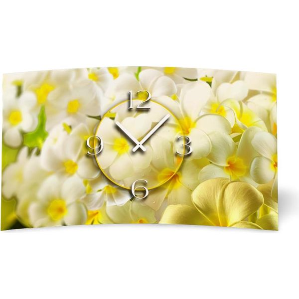 Digital Designer Art Flower Designer Orologio Da Parete Astratto Moderno Design Silenzioso Senza Ticchettio Dixtime 3DS-0408-image