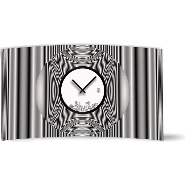 Orologio Da Parete Astratto Grigio Di Design Orologio Da Parete Moderno Di Design Silenzioso Senza Ticchettio Dixtime 3DS-0322-image