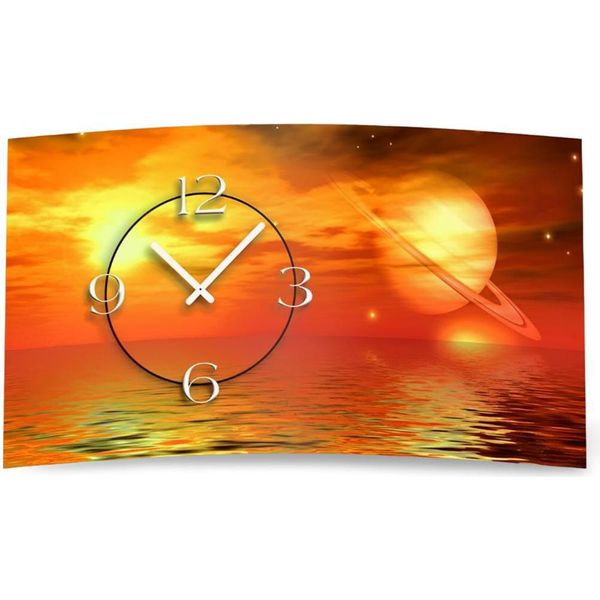 Digital Designer Art Planet Designer Orologio Da Parete Moderno Design Silenzioso Senza Ticchettio Dixtime 3D-0369-image