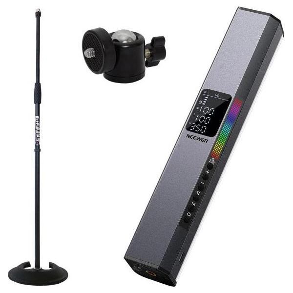 Neewer Rod Light RGB1 Luce Led Rgb Con Treppiede E Giunto A Sfera-image