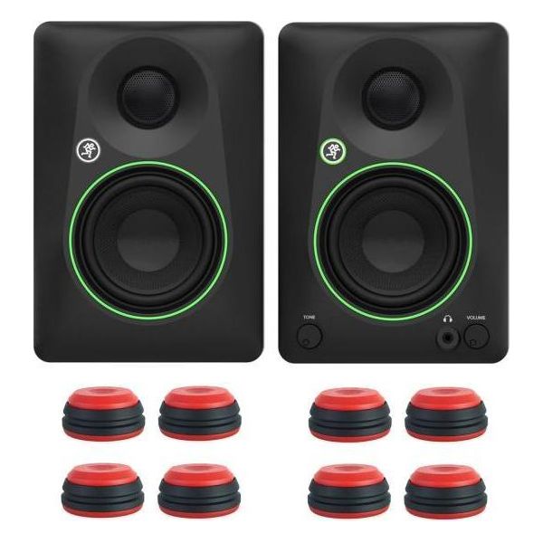 Monitor Da Studio Mackie CR3.5BT Con Piedini Per Altoparlanti Rossi-image