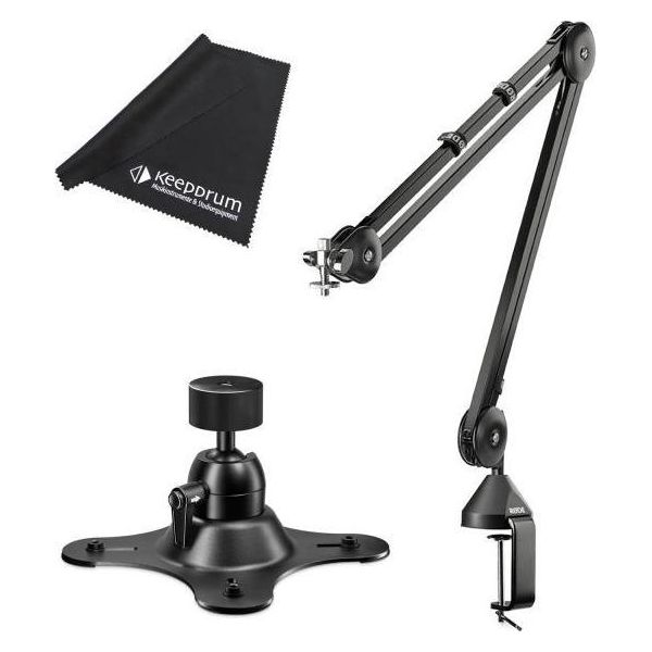 Braccio Microfonico Da Tavolo Rode PSA-1 Con Supporto Vesa E Panno In Microfibra-image