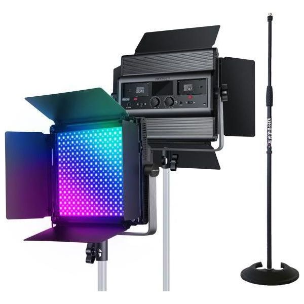 Neewer Area Light RGB1200 Luce Video A Led Con Treppiede-image