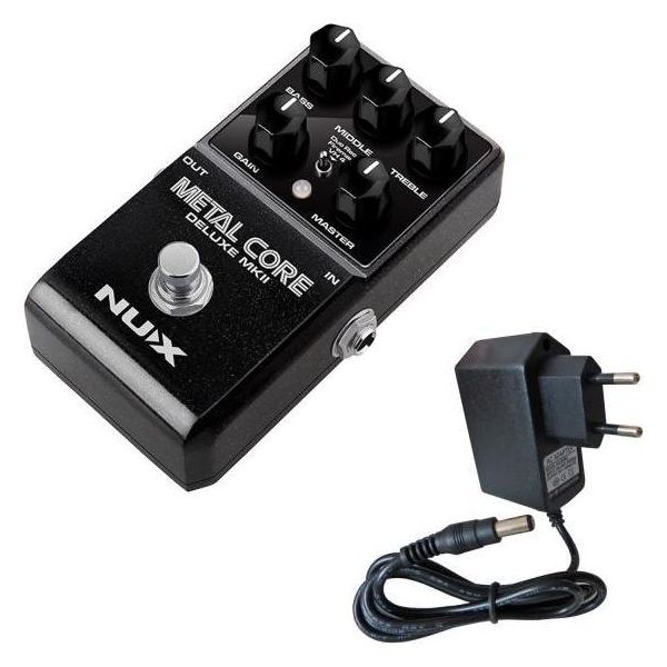 Unità D'effetto Nux Pedale Preamplificatore Metal Core Deluxe Mkii Con Alimentatore-image