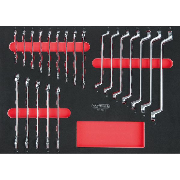Ks Tools Set Di Chiavi Scs 21 Pezzi Con Inserto Sistema 1/1 - 711.3021-image