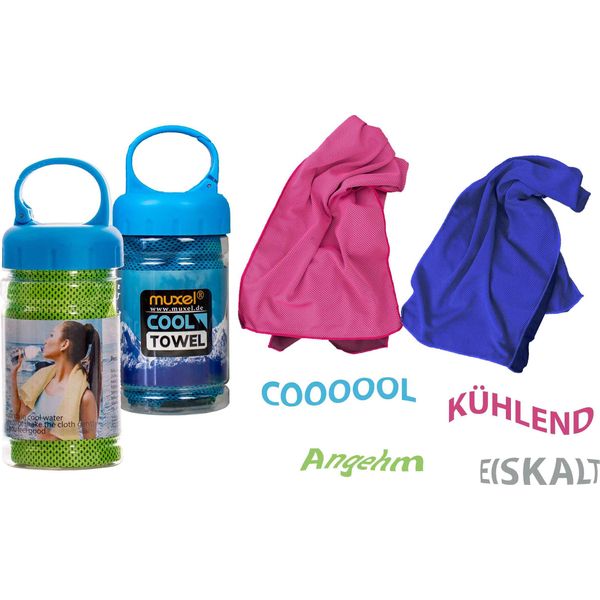 4 X Asciugamano Di Ghiaccio, Asciugamano Cool Down Asciugamano Di Raffreddamento Del Ghiaccio Per Sport E Fitness Asciugamano Sportivo-image