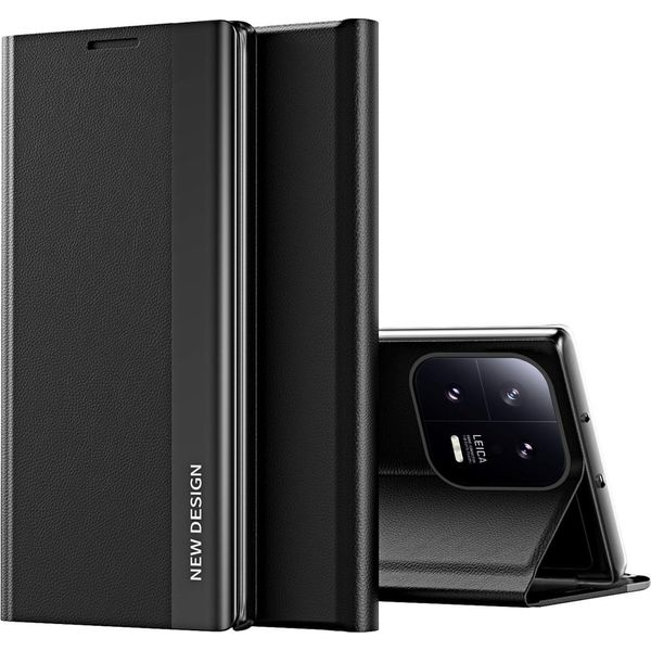 Custodia Sleep Case Pro Per Xiaomi 13 Lite Con Supporto Flip Cover Nero-image
