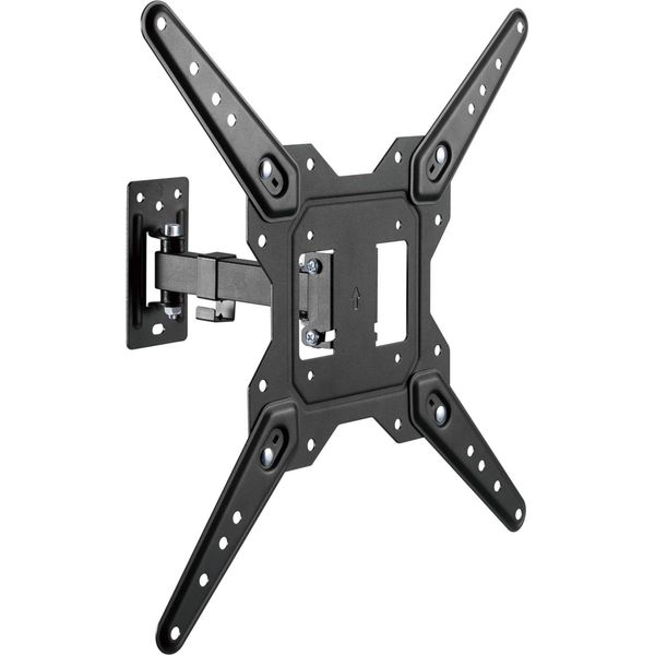 Aisens Eco Supporto Per Monitor/Tv Orientabile E Inclinabile 30 Kg (2 Punti Di Rotazione) Da 23-55, Nero-image