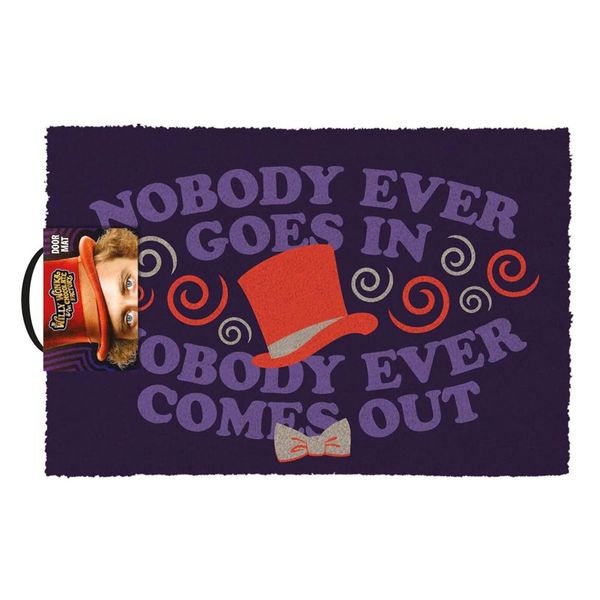 Zerbino Willy Wonka Nobody Materiale Fibra Di Cocco Pvc, Zerbino, 60X40 Cm-image