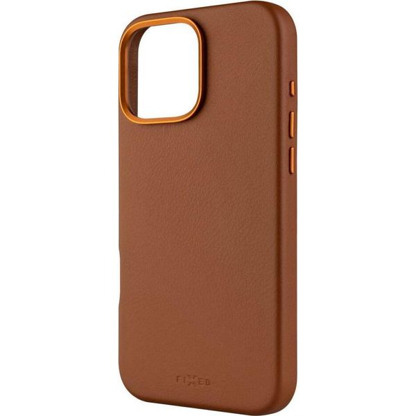 Magleather Fisso | Cover Posteriore | Apple | Iphone 16 Pro Max | Pelle | Marrone-image