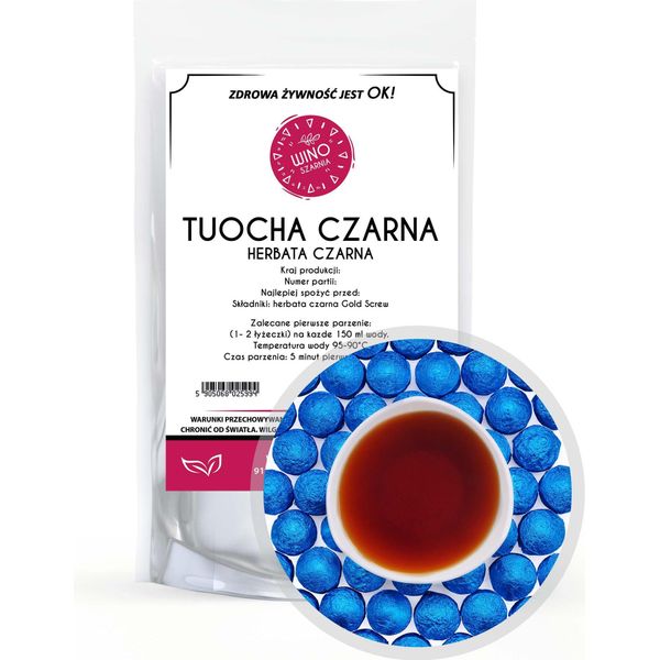 Tè Nero Pressato Blu Tuocha - 500 G Di Tè Cinese In Foglie-image