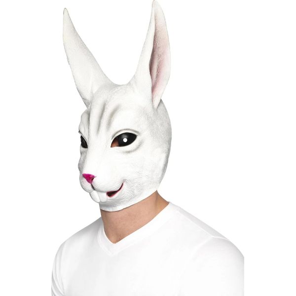 Smiffys - Maschera - Uomo/Ladies Unisex SM144 (Taglia Unica) (Bianco)-image