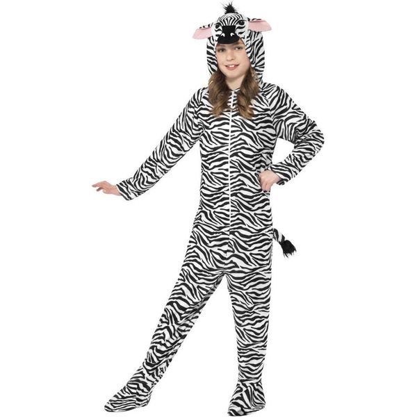 Smiffys - Body (Costume) Per Bambini SM586 (110-116) (Bianco/Nero)-image