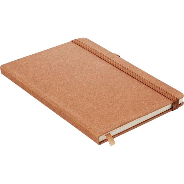 Midocean - Taccuino, Pelle Riciclata, A5 MO1281 (1,6 Cm X 21 Cm X 14,5 Cm) (Marrone)-image
