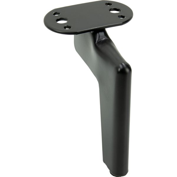 Gamba Per Mobili Loft Nero Opaco 12 Cm - Gamba In Metallo Minimalista Per Interni Eleganti, Ideale Per Divani, Cassettiere E Mobili Moderni.-image