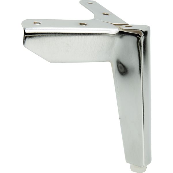 Gamba Per Mobili A Soppalco, Altezza 12 Cm, Cromata, Design Elegante Per Interni Moderni, Inclusi Cuscinetti Di Protezione Per Il Pavimento, Ideale Per Divani, Cassettiere, Mobili Tv-image