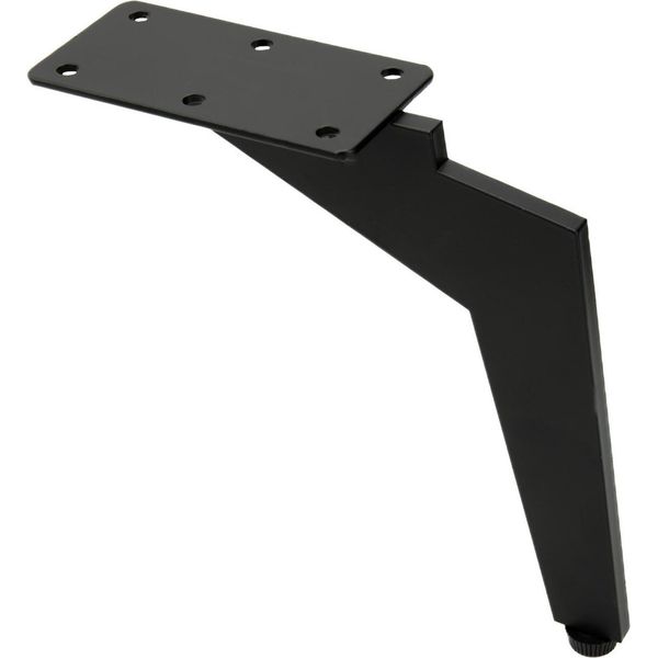 Gambe Per Mobili In Metallo Dal Design Loft In Nero Opaco, Alte 17 Cm, In Stile Industriale, Per Divani, Poltrone E Scaffali, Robuste Con Protezione Antiscivolo, Ideali Per Spazi Abitativi Moderni.-image