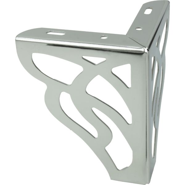 Eleganti Gambe Per Mobili In Metallo Da 13 Cm In Argento Lucido - Ideali Per Mobili Glamour E Arredi In Stile-image