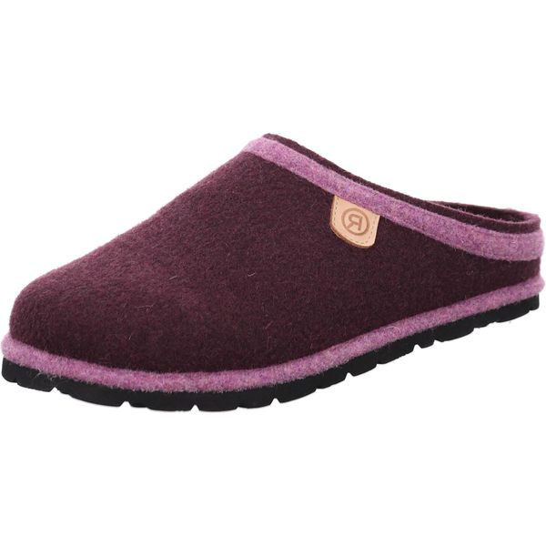 Pantofola Da Donna Rohde In Feltro Morbido Con Solette Sciolte D.Meran 6815, Misura:41 Eu, Colore:Viola-image