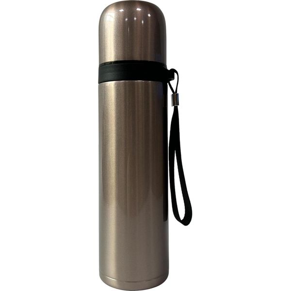 Tazza Thermos Bidon A Prova Di Perdite In Acciaio Inox Oro 500 Ml-image