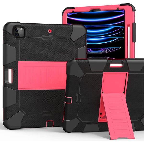 Custodia Per Ipad Air 4/5/ Pro 11" Con Supporto E Stilo Nero"-image