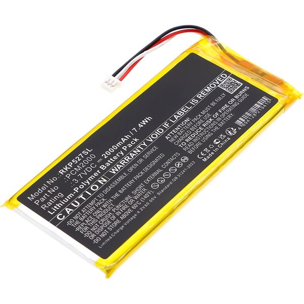 Cellonic Batteria Compatibile Con Eufy Eufycam 3, Eufycam 3C, E330, S330, Smart Lock S230, Smartdrop, Video Smart Lock S330 2000Mah 3.7V-image