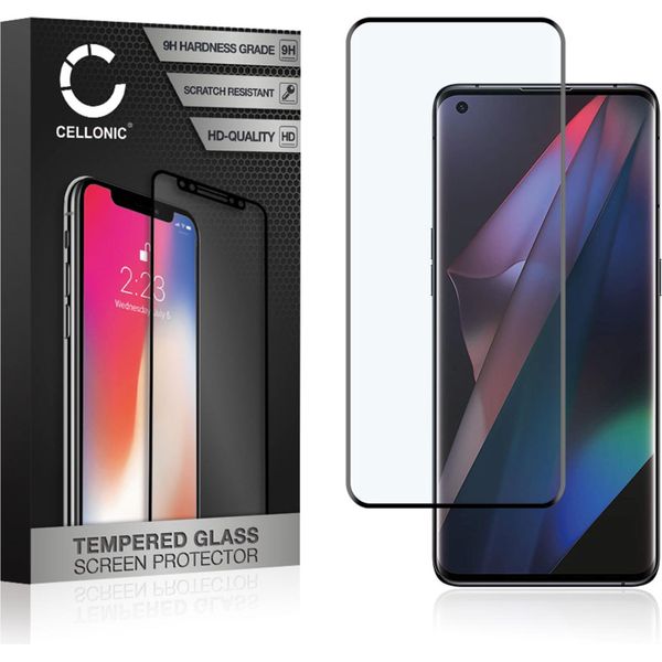 Vetro Temperato 9H Cellonic Compatibile Con Oppo Find X3 Pro (3D Full Cover 9H, Screen Protector Glass Pellicola Protettiva Per Telefono Smartphone-image