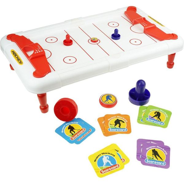 Set Di Giochi Arcade: Hockey Su Ghiaccio Da Tavolo, Air Hockey, Carte, Ludo-image