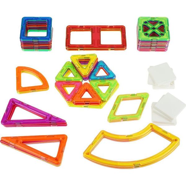 Puzzle Di Blocchi Magnetici 52 Pezzi Blocchi Magnetici-image