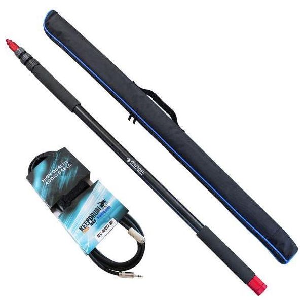 Keepdrum Boom Pole Mk3500 Boompole 3,5M Con Borsa E Cavo Di Prolunga-image