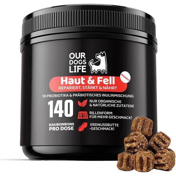 Integratore Alimentare Manto Sano Per Cani E Gatti 140 Compresse Acidi Omega Biotina-image