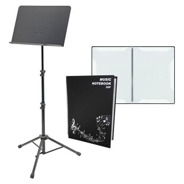 K&M 11870 Leggio Per Orchestra Con Cartella Musicale Din A3-image