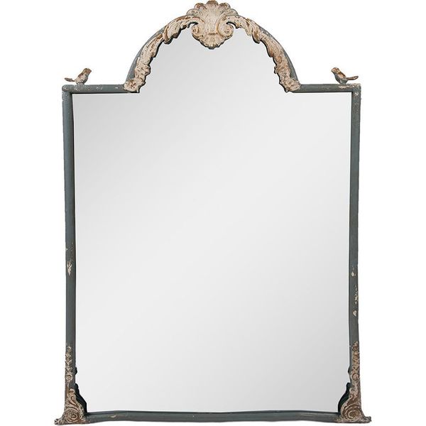 Specchio Clayre & Eef 60X3X91 Cm Metallo Blu-image
