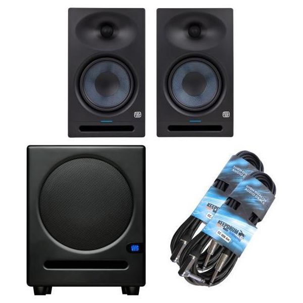 Diffusori Presonus Eris Studio 8 1 Coppia Con Subwoofer Eris Sub 8 Bt E 2 Cavi-image