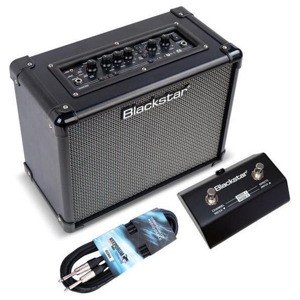 Amplificatore Per Chitarra Blackstar Id Core 20 V4 Con Pedaliera E Cavo-image