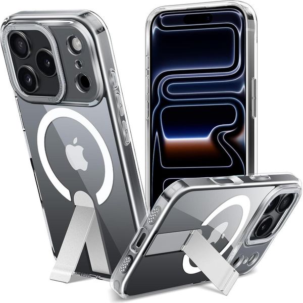 Custodia Kickstand Per Iphone 17 Pro Max Custodia Protettiva Con Supporto Compatibile Per Magsafe-image