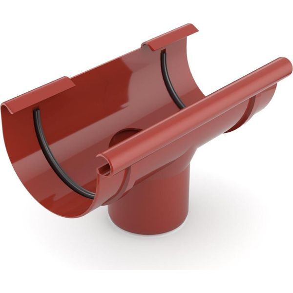 Bryza Teiera In Plastica Ø 100/63 Mm, Rosso Ral 3011-image