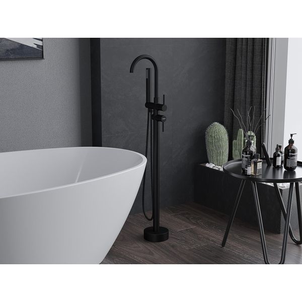 Mexen Alma Rubinetto Da Bagno Indipendente, Nero - 75033-70-image