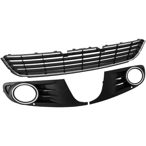 Griglia Paraurti Fendinebbia Sinistra Centro Destra Per Vw Golf 6 Vi-image