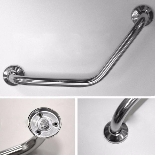 Maniglia Angolare 135° Maniglione Cromato Maniglione Per Bagno Maniglione Di Sicurezza-image