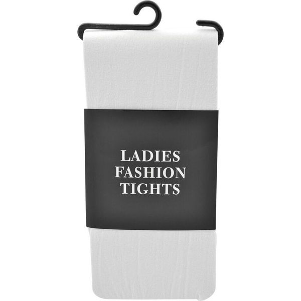 Bristol Novelty Donna Moda Collant BN2188 (Taglia Unica) (Bianco)-image