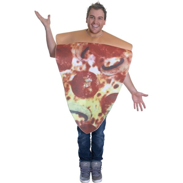 Bristol Novelty Unisex Pizza Costumi Per Adulti BN1786 (Taglia Unica) (Multicolore)-image
