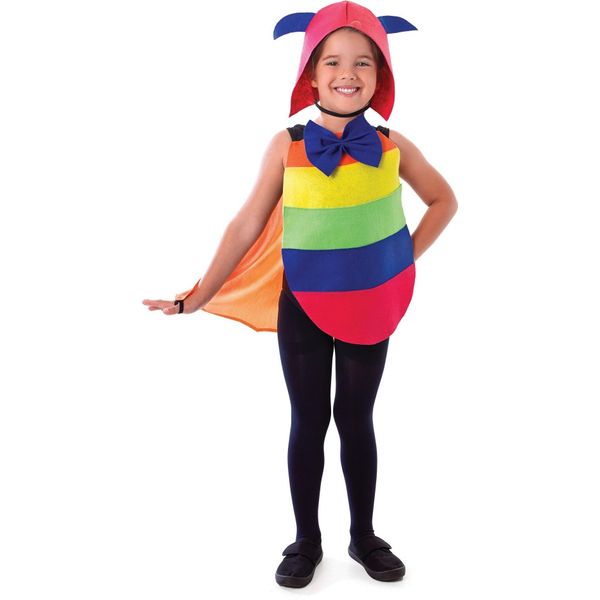 Set Di Costumi Da Bruco Per Bambini Bristol Novelty BN1245 (Taglia Unica) (Colorato)-image